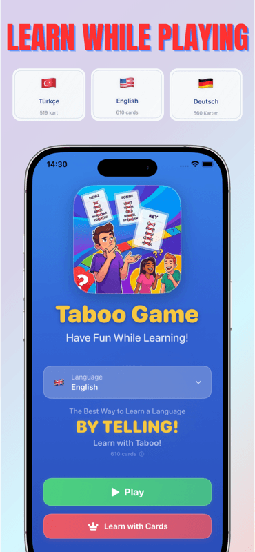 Taboo Words screenshot 1