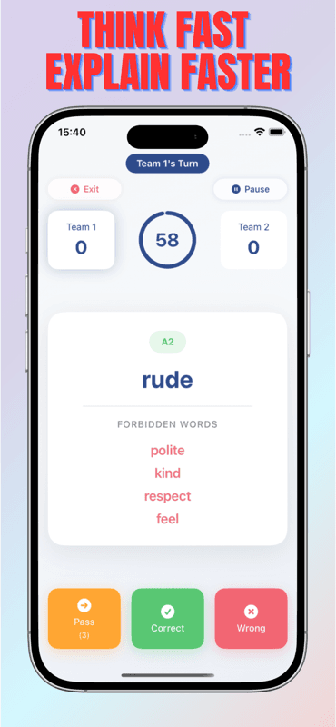 Taboo Words screenshot 3