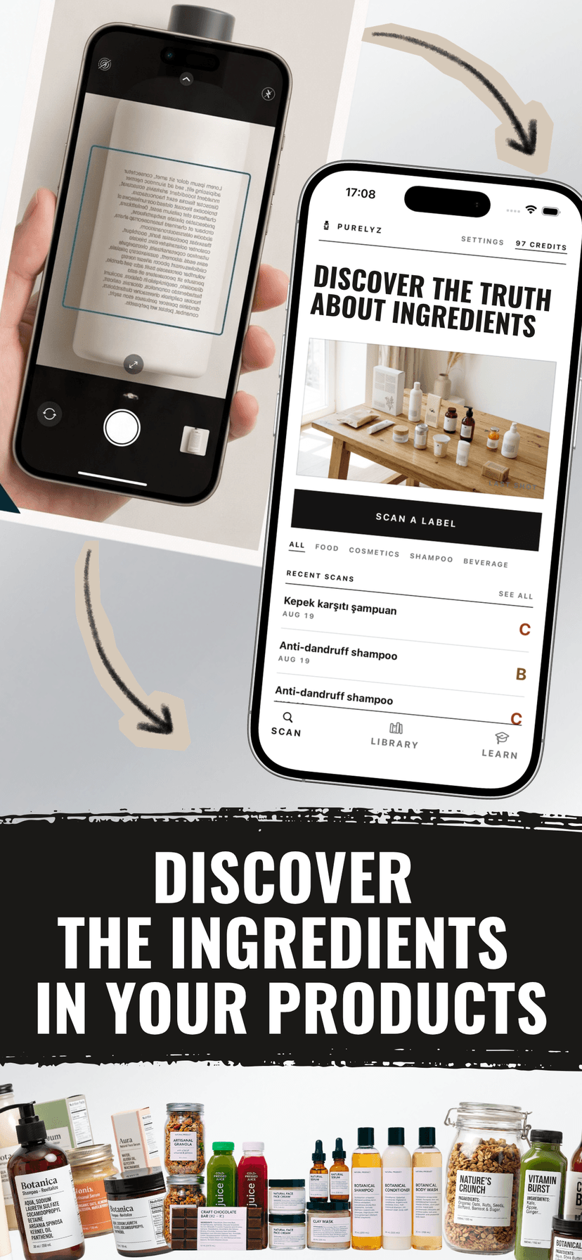 Purelyz: Ingredient Scanner screenshot 1